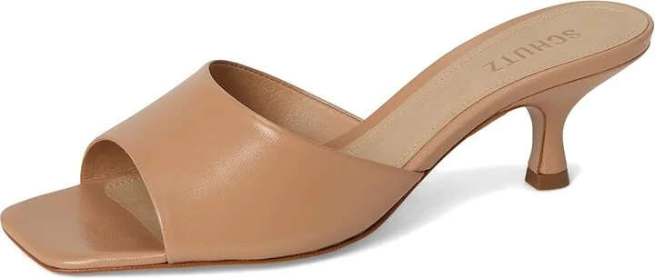 Schutz Dethalia Women's Shoes Honey Beige : 5 M, Leather - Image 5