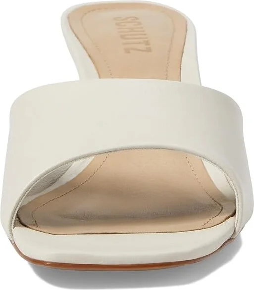 Schutz Dethalia Women's Shoes Pearl : 8.5 M, Suede - Image 2