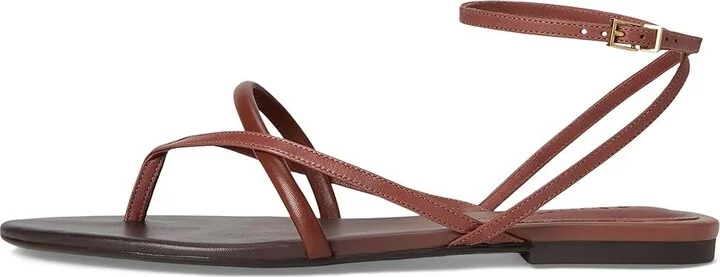 Schutz Diana Flat Women's Wedge Shoes Desert Brown : 9.5 M, Leather - Image 6