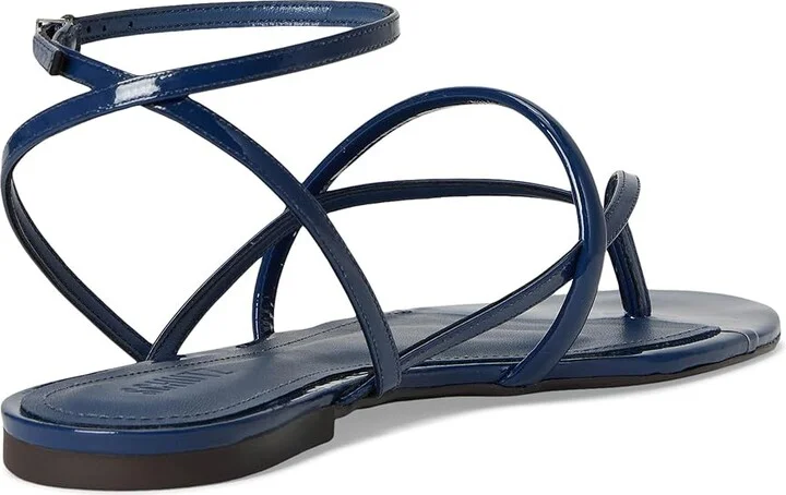 Schutz Diana Flat Women's Wedge Shoes Infinite Blue : 8 M, Leather - Image 4