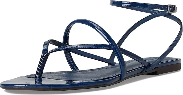 Schutz Diana Flat Women's Wedge Shoes Infinite Blue : 8 M, Leather - Image 5