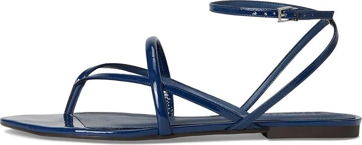 Schutz Diana Flat Women's Wedge Shoes Infinite Blue : 8 M, Leather - Image 6