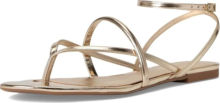 Schutz Diana Flat Women's Wedge Shoes Platina : 9 M, Leather - Image 5