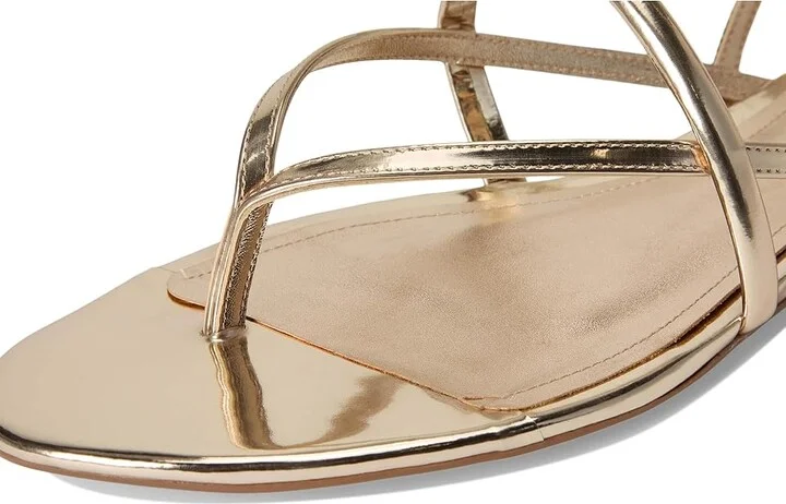 Schutz Diana Flat Women's Wedge Shoes Platina : 9 M, Leather - Image 7