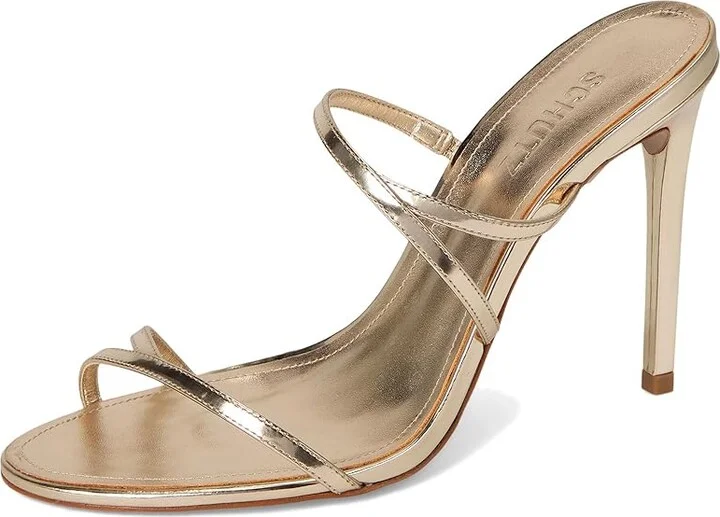 Schutz Diana Women's Wedge Shoes Platina : 10 M, Leather - Image 5