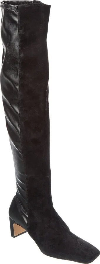 SCHUTZ Donata Suede & Leather Over-The-Knee Boot