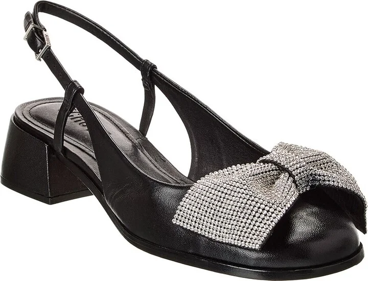 Schutz Dorothy Bow Leather Pump