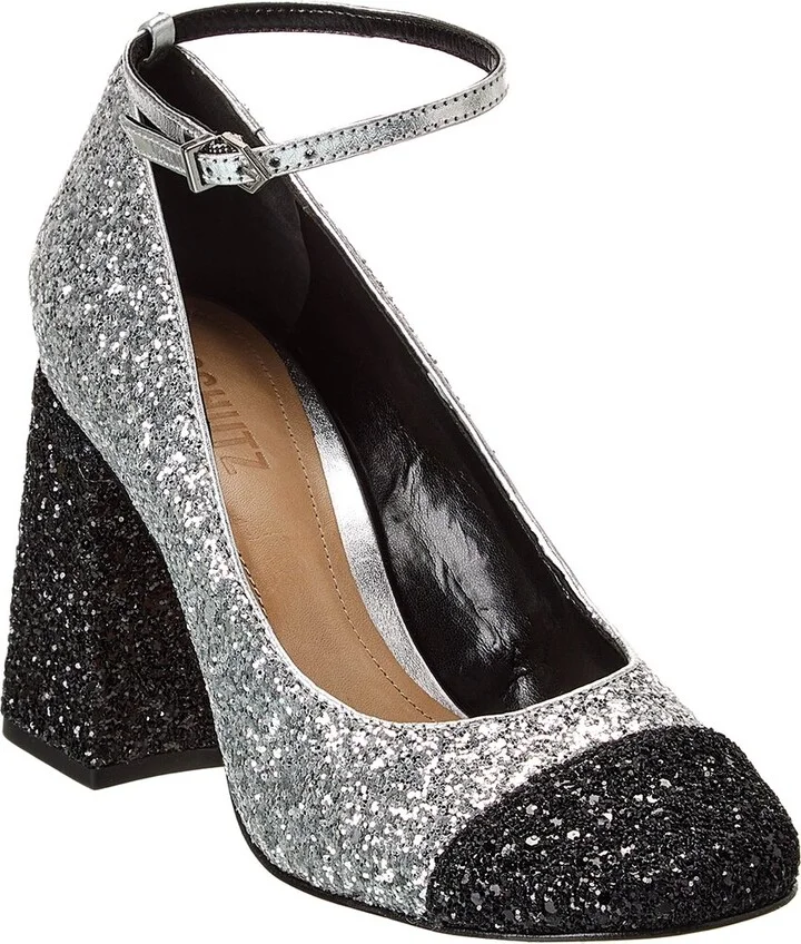 Schutz Dorothy Glam High Block Pump