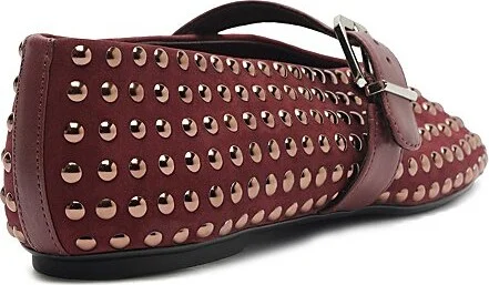 Schutz Eiza Studded Ballet Flat in Black - Image 7