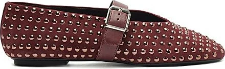 Schutz Eiza Studded Ballet Flat in Black - Image 9