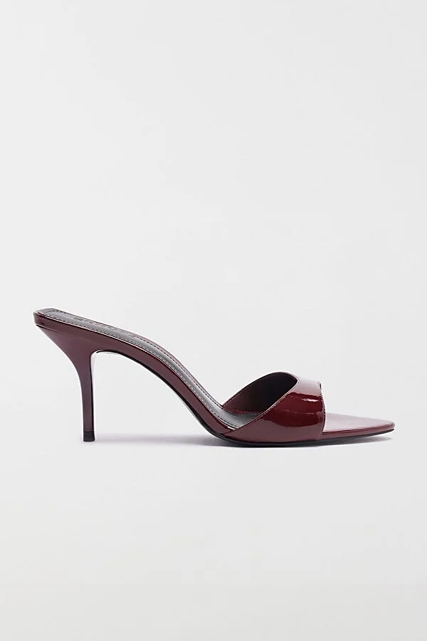 Schutz Elodie Mule Heel in Vino