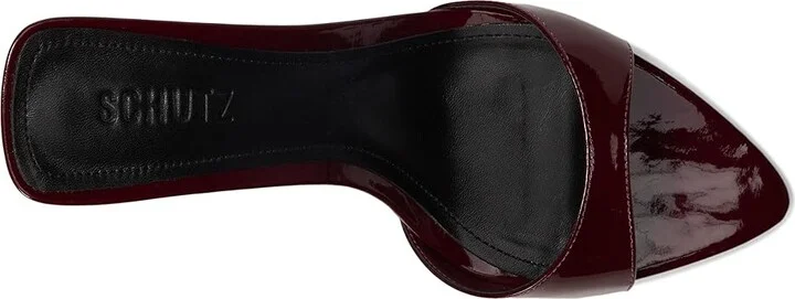 Schutz Elodie Women's Sandals Vino : 9.5 M, Leather - Image 2
