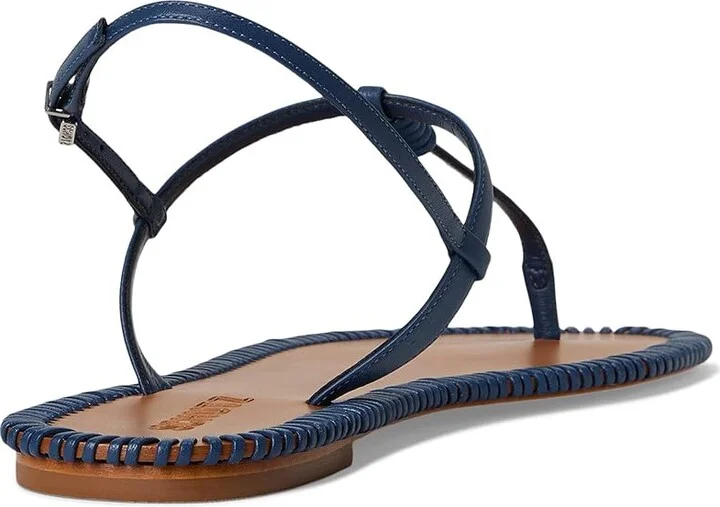 Schutz Elsha Sewing Women's Wedge Shoes Infinite Blue : 7 M, Leather - Image 4