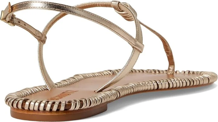 Schutz Elsha Sewing Women's Wedge Shoes Platina : 5 M, Leather - Image 4