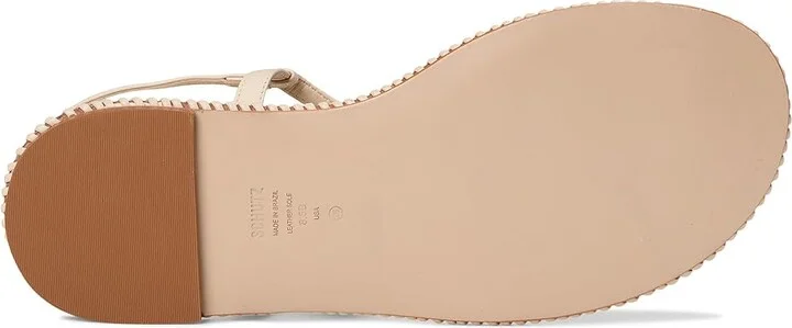 Schutz Elsha Sewing Women's Wedge Shoes White : 5.5 M, Leather - Image 3