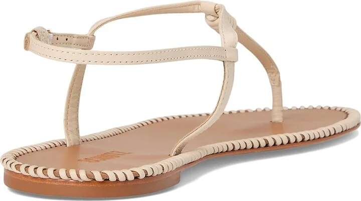 Schutz Elsha Sewing Women's Wedge Shoes White : 5.5 M, Leather - Image 4