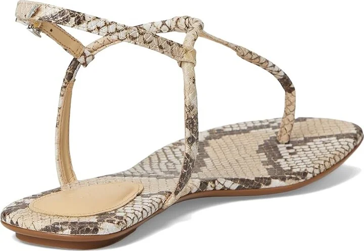 Schutz Elsha Women's Sandals Beige Latte : 6 M, Leather - Image 4