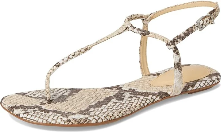 Schutz Elsha Women's Sandals Beige Latte : 6 M, Leather - Image 5