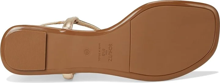 Schutz Elsha Women's Sandals Platina : 7.5 M, Leather - Image 3