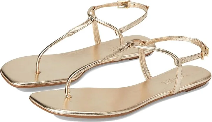 Schutz Elsha Women's Sandals Platina : 7.5 M, Leather