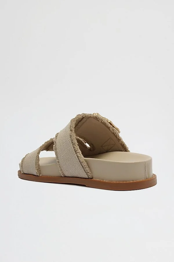 Schutz Enola Sporty Frayed Sandals in Azul/Summer Jeans - Image 7