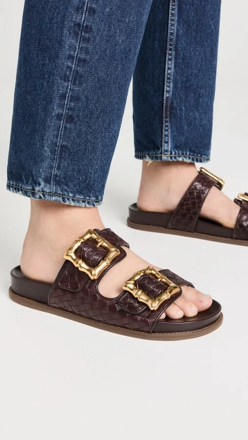 Schutz Enola Woven Sandals - Image 3