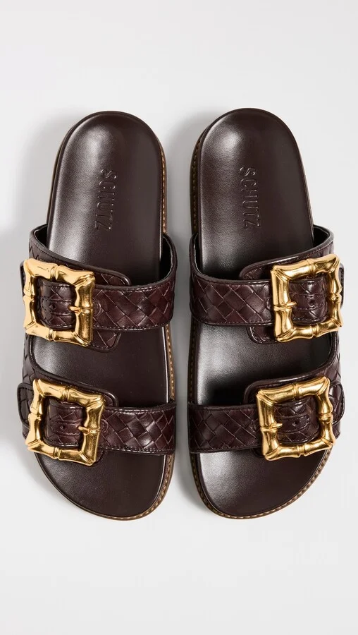 Schutz Enola Woven Sandals - Image 4