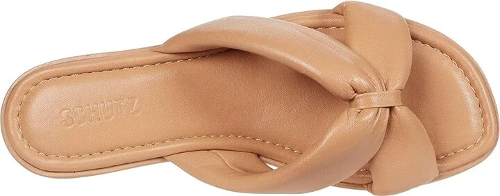 Schutz Fairy Women's Shoes Deluxe Soft/Honey Beige : 5 M, Leather - Image 3