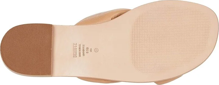 Schutz Fairy Women's Shoes Deluxe Soft/Honey Beige : 5 M, Leather - Image 4