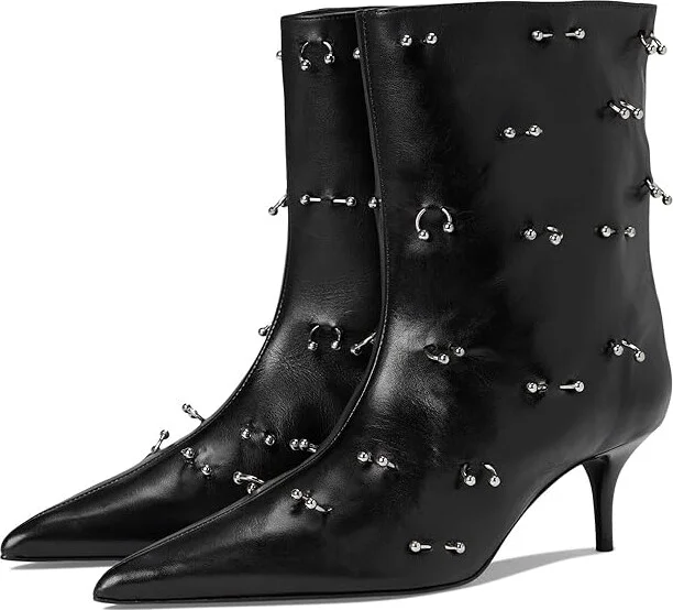 Schutz Frances Women's Boots Black : 5 M, Leather