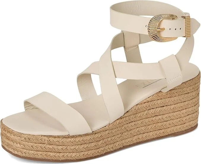 Schutz Harper Flatform Women's Wedge Shoes Pearl : 8 M, Leather - Image 5