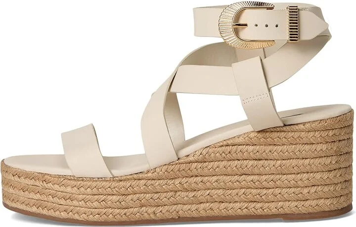 Schutz Harper Flatform Women's Wedge Shoes Pearl : 8 M, Leather - Image 6