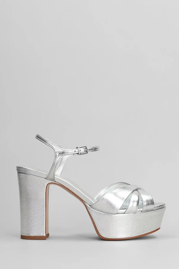 Schutz Heeled Wrap Sandals