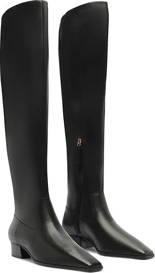 Schutz Helena Over the Knee Women's Boots Black : 6.5 M, Leather