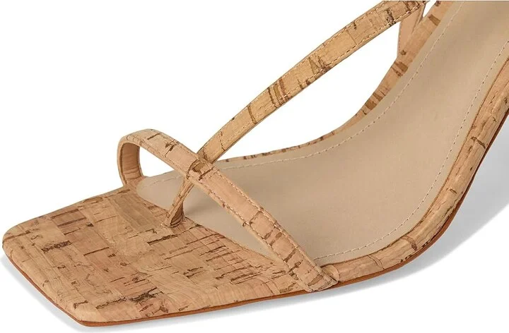 Schutz Heloise Block Women's Sandals Natural/Light Wood : 10 M, Leather - Image 7
