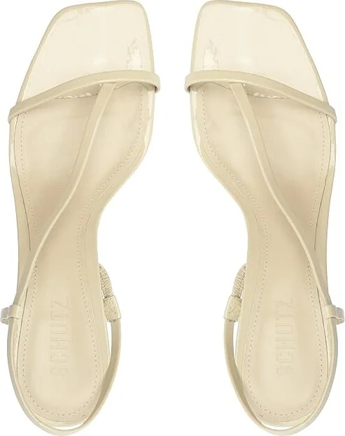 Schutz Heloise Women's Shoes Pearl : 8.5 M, Textile - Image 2