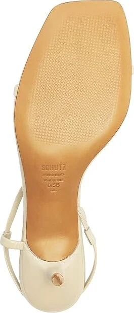 Schutz Heloise Women's Shoes Pearl : 8.5 M, Textile - Image 3