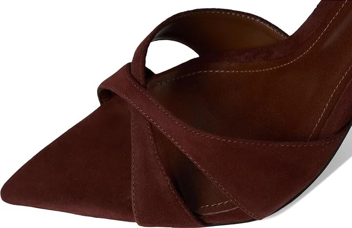 Schutz Hilda Leaf Women's Sandals Root Brown : 9.5 M, Suede - Image 7