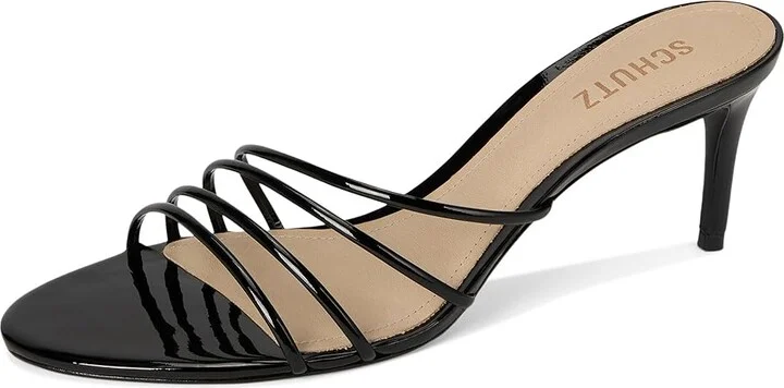 Schutz Inez Mule Women's Sandals Black : 8 M, Leather - Image 5