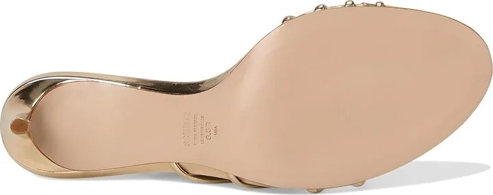 Schutz Inez Mule Women's Sandals Platina : 5 M, Leather - Image 3