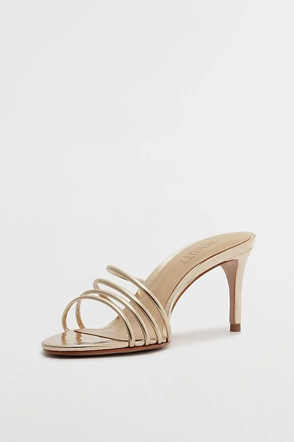 Schutz Inez Strappy Mule Heel in Animal Print - Image 7