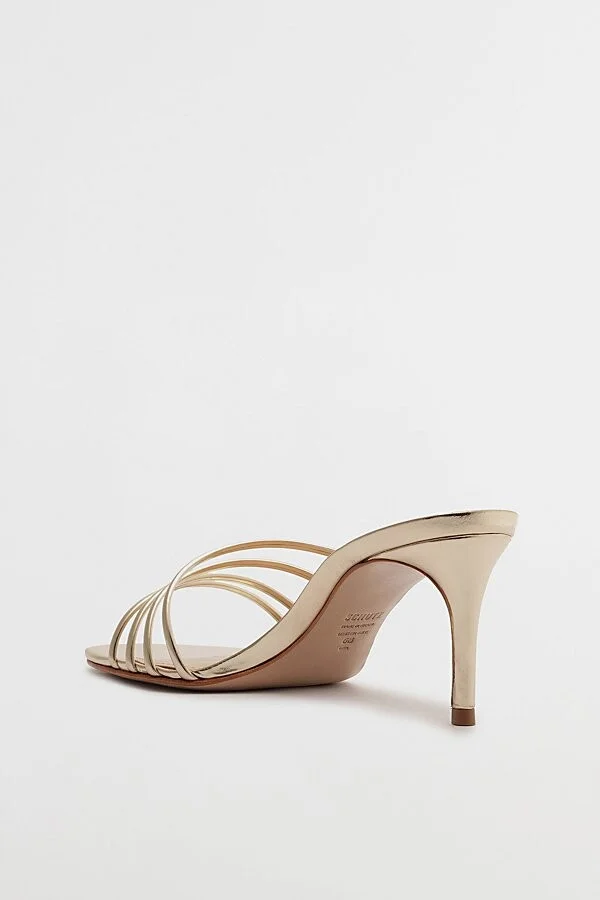 Schutz Inez Strappy Mule Heel in Animal Print - Image 8