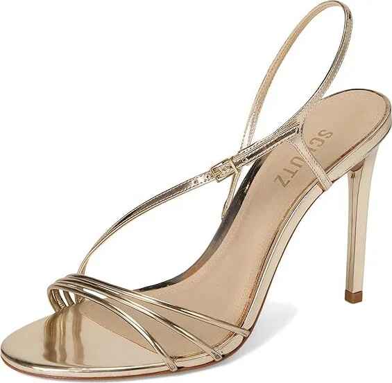 Schutz Inez Women's Shoes Platina : 7.5 M, Leather - Image 5