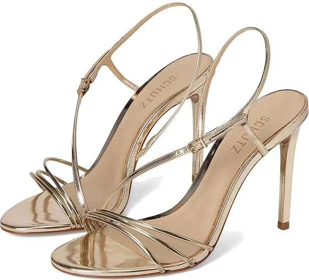 Schutz Inez Women's Shoes Platina : 7.5 M, Leather