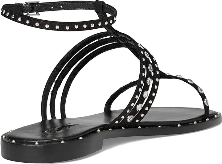 Schutz Isidora Women's Wedge Shoes Black 5 : 5.5 M, Leather - Image 4