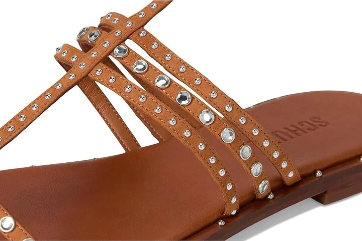 Schutz Isidora Women's Wedge Shoes Cuoio Brown : 5.5 M, Leather - Image 7