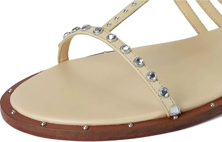 Schutz Isidora Women's Wedge Shoes Natural Nibs : 6 M, Leather - Image 7