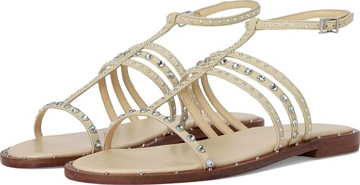 Schutz Isidora Women's Wedge Shoes Natural Nibs : 6 M, Leather