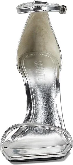 Schutz Jenna Women's Sandals Silver : 10.5 M, Leather - Image 2