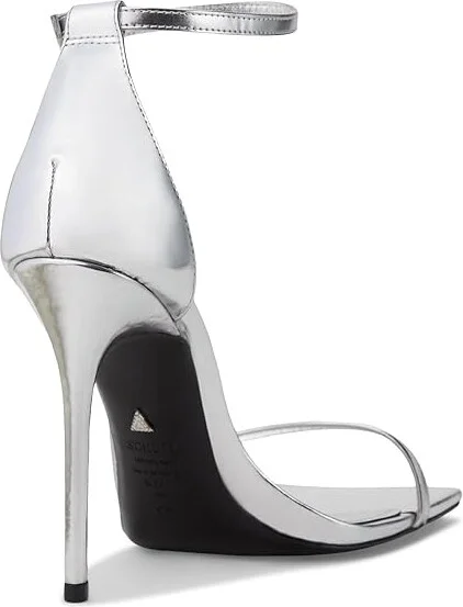 Schutz Jenna Women's Sandals Silver : 10.5 M, Leather - Image 4